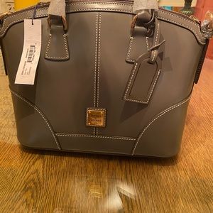 Beautiful smooth leather Dooney &Bourke Satchel, never used, still wrapped.